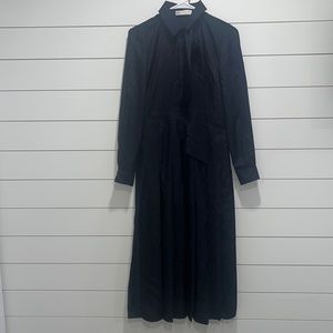 Tory Burch navy blue, collared dress